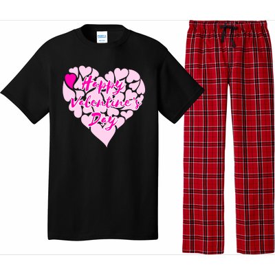 Happy Valentine's Day Heart Shape Logo Pajama Set