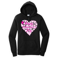 Happy Valentine's Day Heart Shape Logo Women's Pullover Hoodie