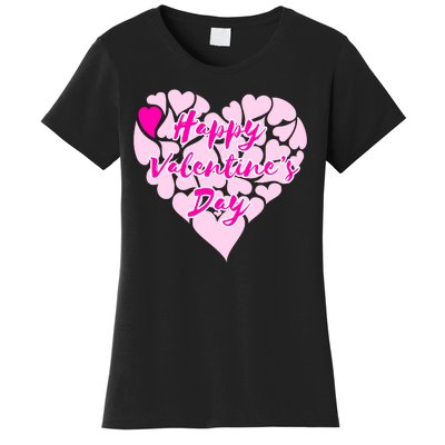 Happy Valentine's Day Heart Shape Logo Women's T-Shirt