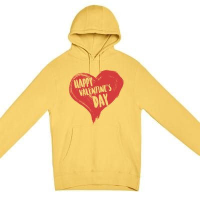 Happy Valentine’s Day! Cute Love Heart Classic Gift Premium Pullover Hoodie