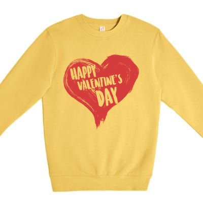 Happy Valentine’s Day! Cute Love Heart Classic Gift Premium Crewneck Sweatshirt