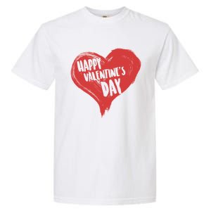 Happy Valentine’s Day! Cute Love Heart Classic Gift Garment-Dyed Heavyweight T-Shirt