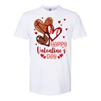 Happy Valentines Day Sports Lover Heart Gift Softstyle CVC T-Shirt