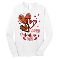 Happy Valentines Day Sports Lover Heart Gift Long Sleeve Shirt