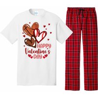 Happy Valentines Day Sports Lover Heart Gift Pajama Set