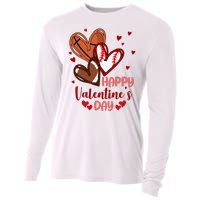 Happy Valentines Day Sports Lover Heart Gift Cooling Performance Long Sleeve Crew