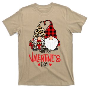 Happy Valentine's Day Gnomes Couple Valentines Day Gift T-Shirt