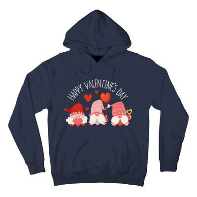 Happy Valentines Day Gnome Love Gnomes Couple Lovers Gnomies Funny Tall Hoodie