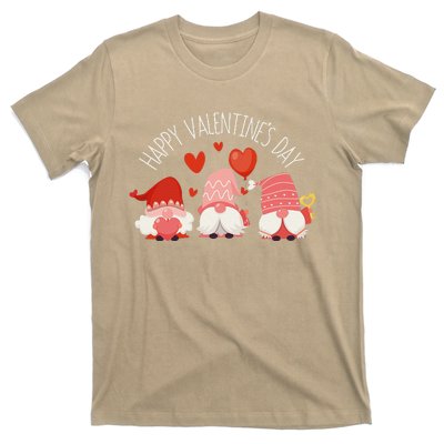 Happy Valentines Day Gnome Love Gnomes Couple Lovers Gnomies Funny T-Shirt