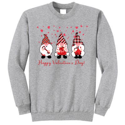 Happy Valentines Day Gnome Cute Gift Tall Sweatshirt