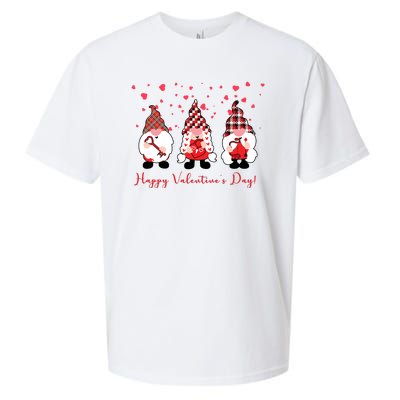 Happy Valentines Day Gnome Cute Gift Sueded Cloud Jersey T-Shirt