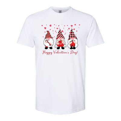 Happy Valentines Day Gnome Cute Gift Softstyle® CVC T-Shirt