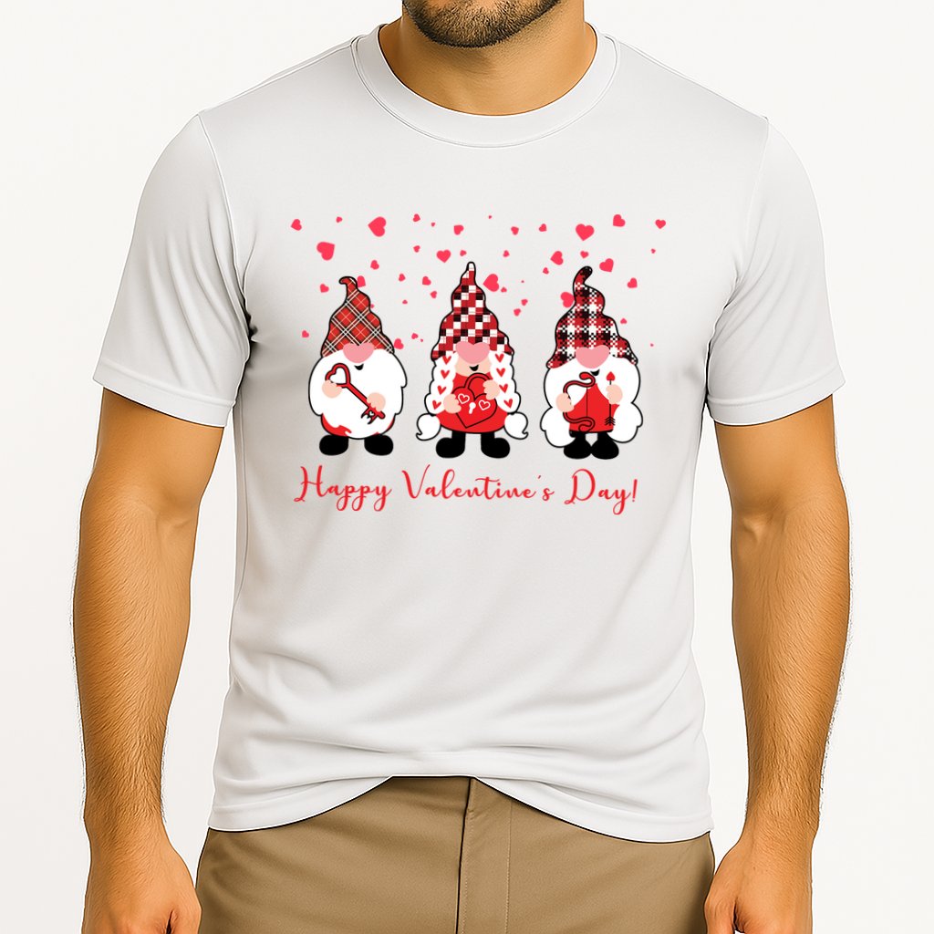 Happy Valentines Day Gnome Cute Gift Cooling Performance Crew T-Shirt