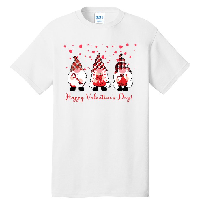 Happy Valentines Day Gnome Cute Gift Tall T-Shirt