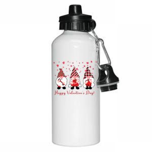 Happy Valentines Day Gnome Cute Gift Aluminum Water Bottle