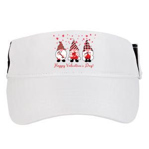 Happy Valentines Day Gnome Cute Gift Adult Drive Performance Visor