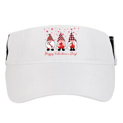 Happy Valentines Day Gnome Cute Gift Adult Drive Performance Visor