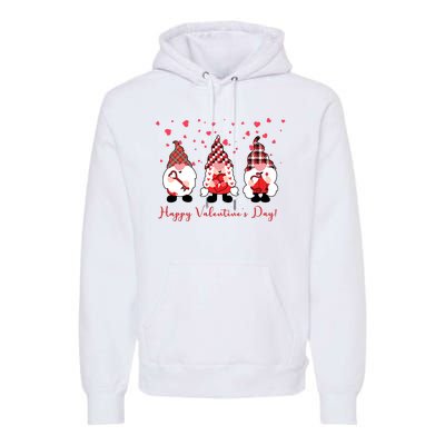 Happy Valentines Day Gnome Cute Gift Premium Hoodie