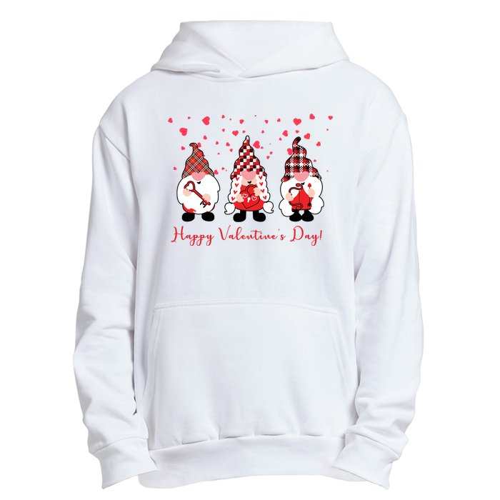 Happy Valentines Day Gnome Cute Gift Urban Pullover Hoodie