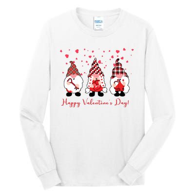 Happy Valentines Day Gnome Cute Gift Tall Long Sleeve T-Shirt