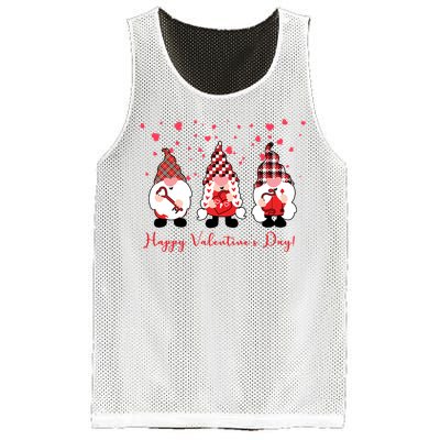 Happy Valentines Day Gnome Cute Gift Mesh Reversible Basketball Jersey Tank