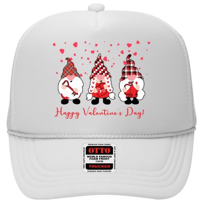 Happy Valentines Day Gnome Cute Gift Trucker Hat
