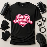 Happy Valentines Day Cooling Performance Crew T-Shirt