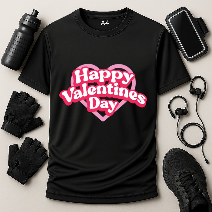 Happy Valentines Day Cooling Performance Crew T-Shirt