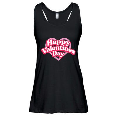 Happy Valentines Day Ladies Essential Flowy Tank