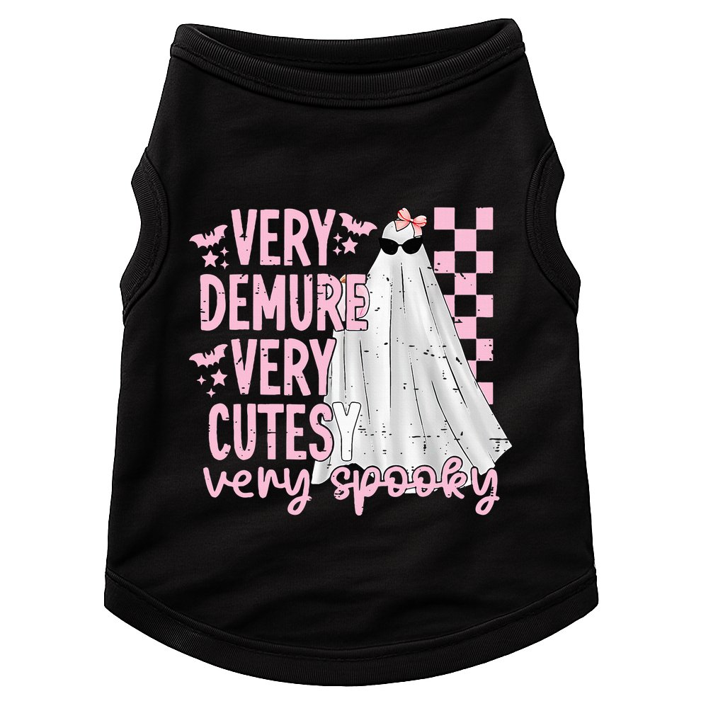 Halloween Very Demure Very Cutesy Very Spooky Doggie Tank