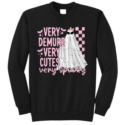 Halloween Very Demure Very Cutesy Very Spooky Sweatshirt