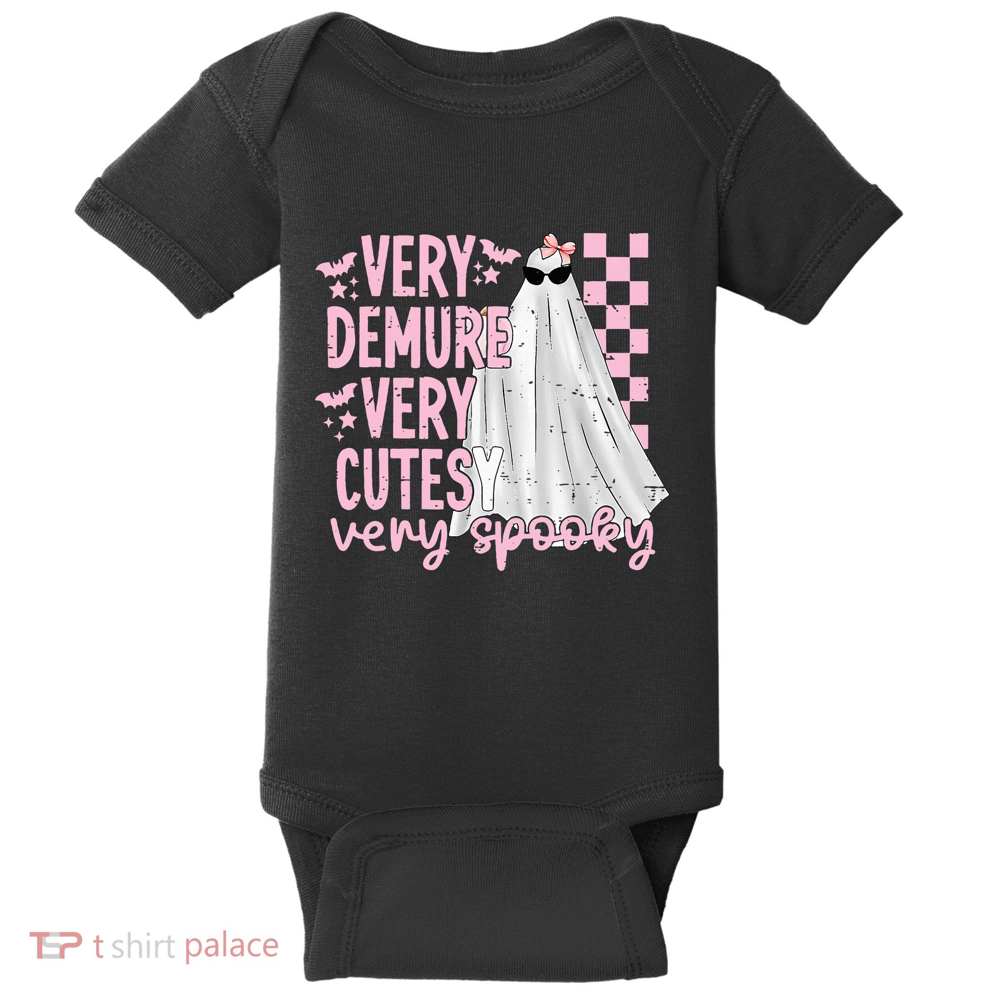 Halloween Very Demure Very Cutesy Very Spooky Baby Bodysuit