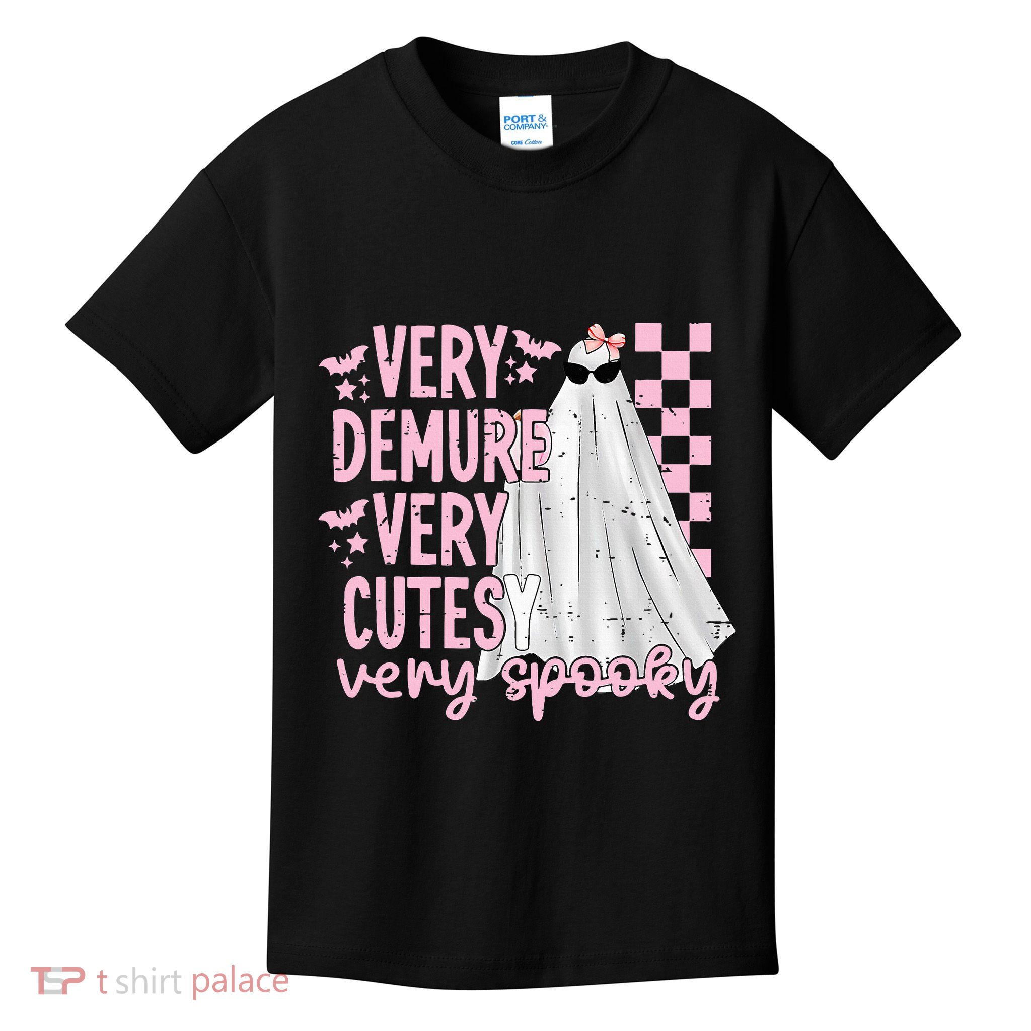 Halloween Very Demure Very Cutesy Very Spooky Kids T-Shirt