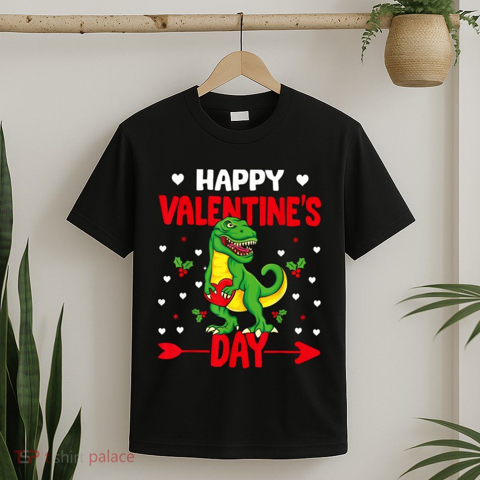 Happy ValentineS Day Dinosaur Happy ValentineS Day Outfits T-Shirt