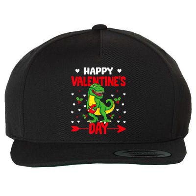 Happy ValentineS Day Dinosaur Happy ValentineS Day Outfits Wool Snapback Cap