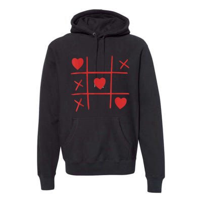 Happy Valentines Day Women Man Love Heart Premium Hoodie