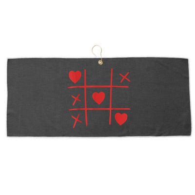 Happy Valentines Day Women Man Love Heart Large Microfiber Waffle Golf Towel