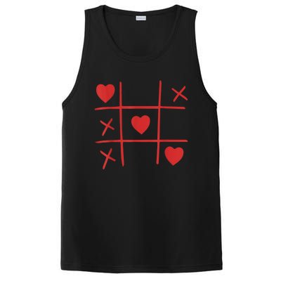 Happy Valentines Day Women Man Love Heart PosiCharge Competitor Tank