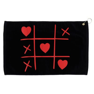 Happy Valentines Day Women Man Love Heart Grommeted Golf Towel