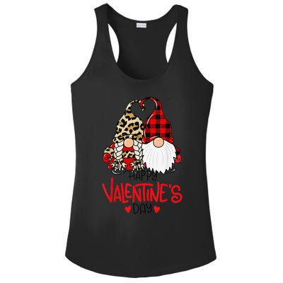 Happy Valentine's Day Gnomes Couple Valentines Day Love Ladies PosiCharge Competitor Racerback Tank