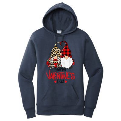 Happy Valentine's Day Gnomes Couple Valentines Day Love Women's Pullover Hoodie