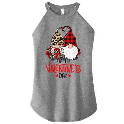 Happy Valentine's Day Gnomes Couple Valentines Day Love Women's Perfect Tri Rocker Tank