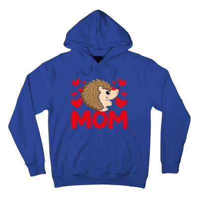 Happy Valentine's Day Hedgehog Mom Mothers Day Valentine Gift Hoodie