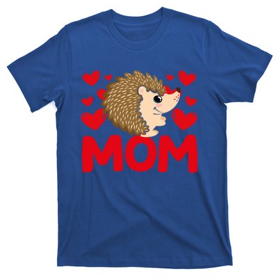 Happy Valentine's Day Hedgehog Mom Mothers Day Valentine Gift T-Shirt