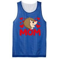 Happy Valentine's Day Hedgehog Mom Mothers Day Valentine Gift Mesh Reversible Basketball Jersey Tank