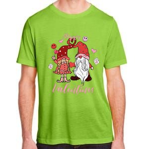 Happy Valentines Day Gnomes Dice Hearts Love Adult ChromaSoft Performance T-Shirt