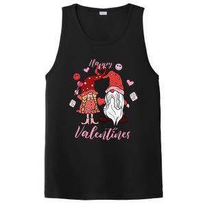 Happy Valentines Day Gnomes Dice Hearts Love PosiCharge Competitor Tank