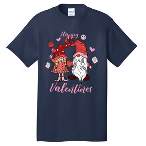 Happy Valentines Day Gnomes Dice Hearts Love Tall T-Shirt