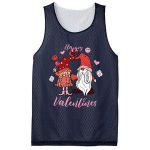 Happy Valentines Day Gnomes Dice Hearts Love Mesh Reversible Basketball Jersey Tank