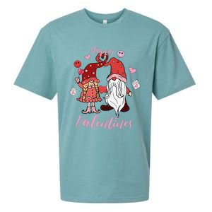 Happy Valentines Day Gnomes Dice Hearts Love Sueded Cloud Jersey T-Shirt